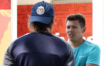 Germán Sánchez visita a Chivas en Verde Valle