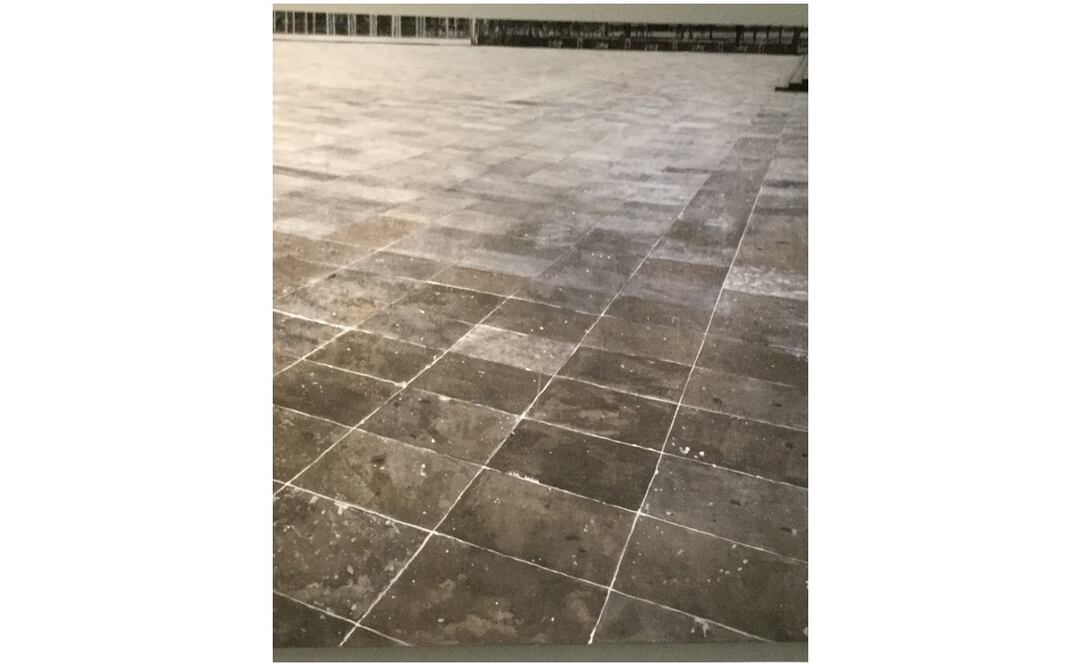 "Plaza de las Tres Culturas" (2018), óleo sobre tela