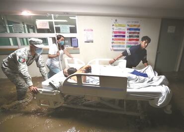 Lluvias en Edomex dejan un muerto e inundan hospital