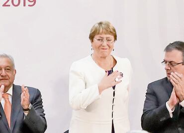 Bachelet encuentra a México como un “país en guerra”