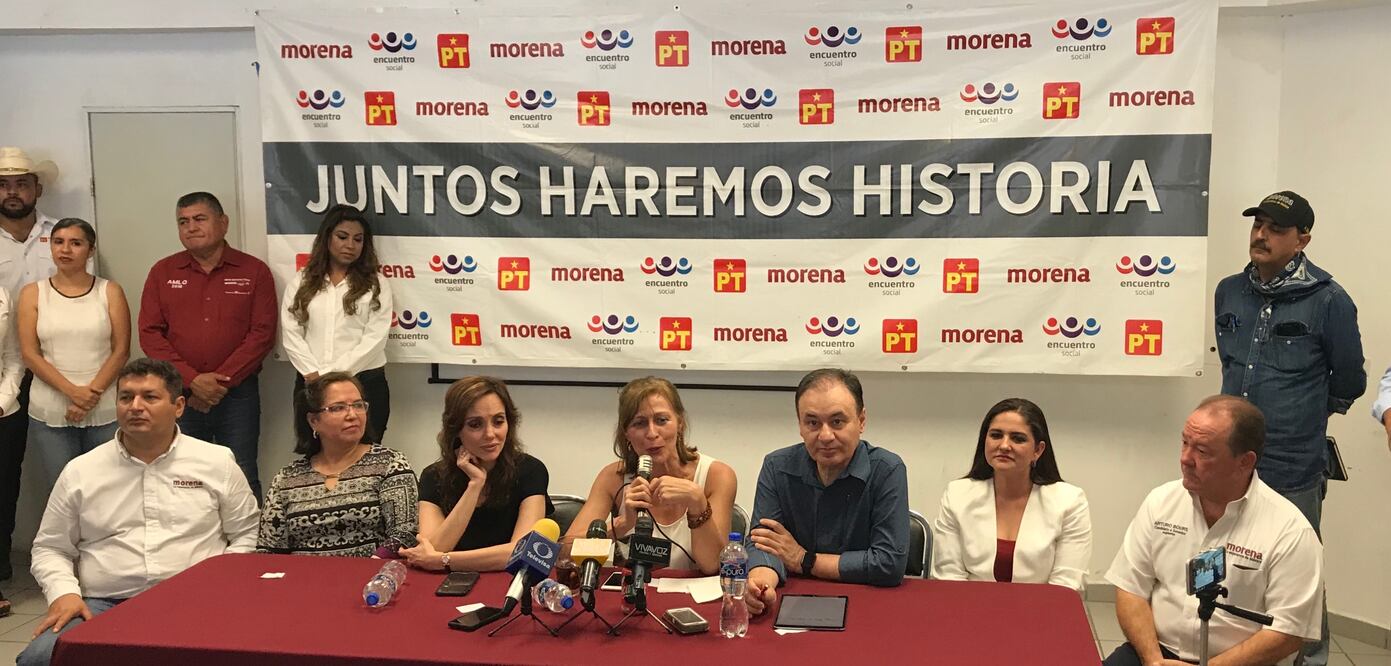 Tatiana Clouthier estuvo en Sonora. Foto: Javier Escobar