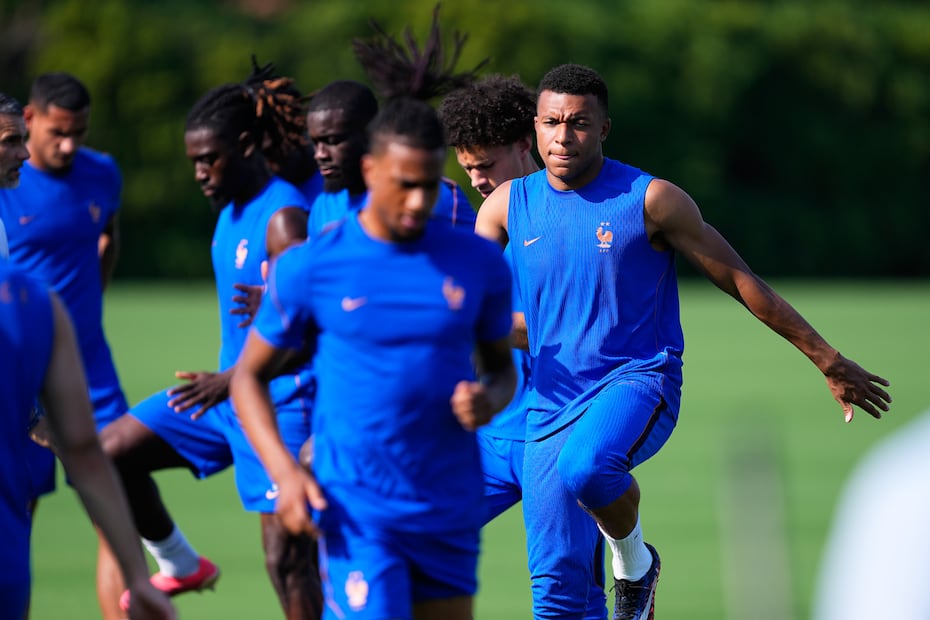 Selección de Francia en entrenamiento, durante el Mundial de 2026 - Foto: AP