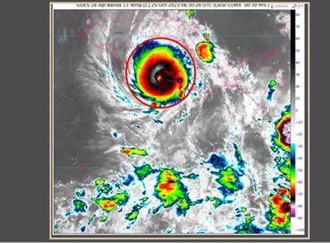 Toca tierra el huracán “Otis”, de categoría 5, en Acapulco