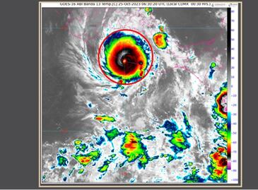 Toca tierra el huracán “Otis”, de categoría 5, en Acapulco