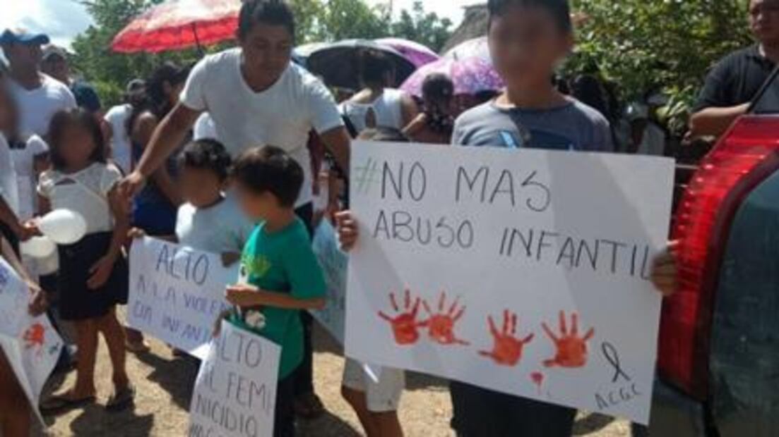 Protestan por el feminicidio de una niña de 6 años en Yucatán
