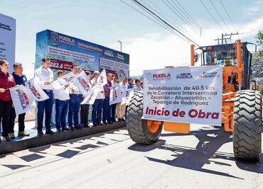 Invierten 385 mmdp en rehabilitación de carretera Zacatlán