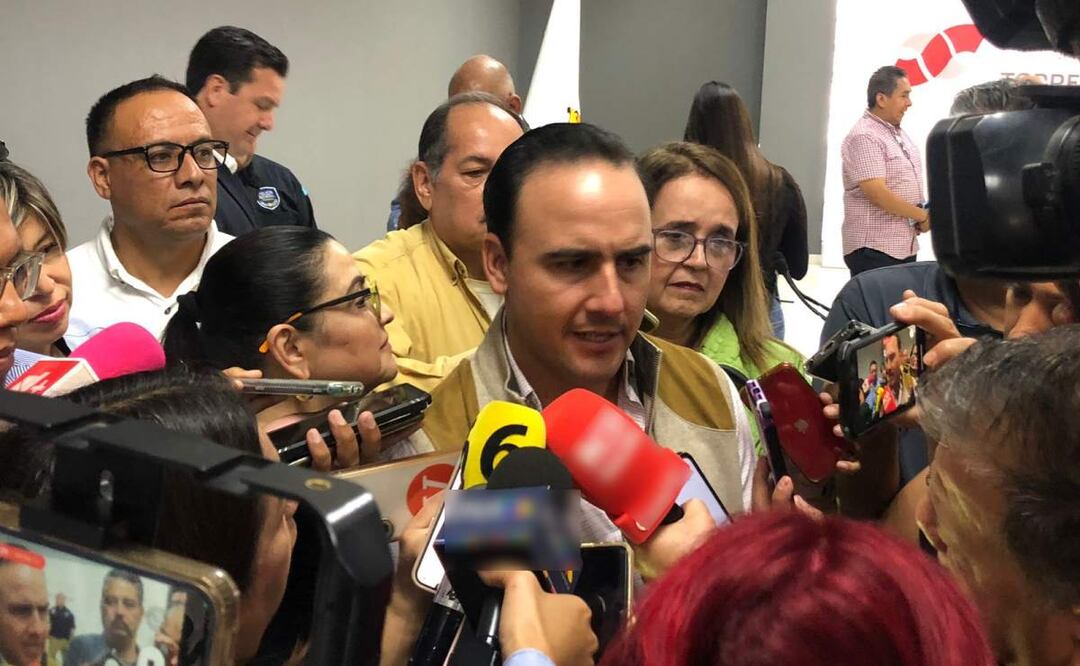 Manolo Jiménez Salinas, gobernador de Coahuila, lamenta muerte de Vicecónsul de EU (10/07/2025). Foto: Especial