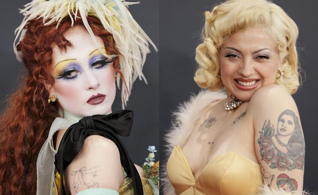 Mon Laferte y Chappell Roan deslumbran en los Grammys 2025. Foto: EFE/EPA.