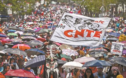 Así será la marcha de la CNTE este domingo por el Día del Maestro
