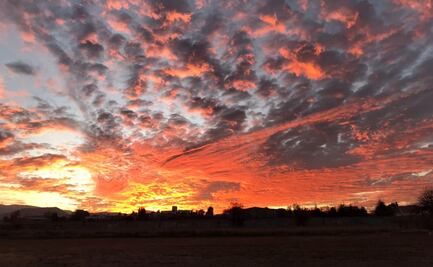 Así luce el atardecer en Metepec: Delfina comparte imágenes del cielo mexiquense