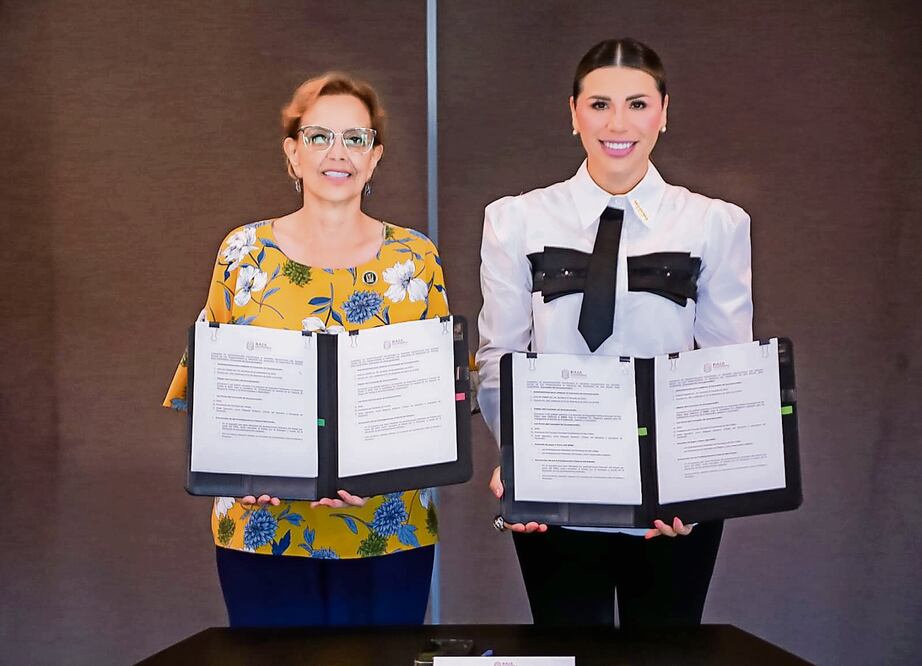 La gobernadora Marina del Pilar Ávila Olmedo suscribió un convenio con el IMSS para que elementos policiacos cuenten con las prestaciones de ley.