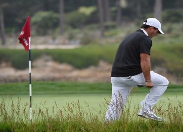 La frustración de Patrick Reed en US Open