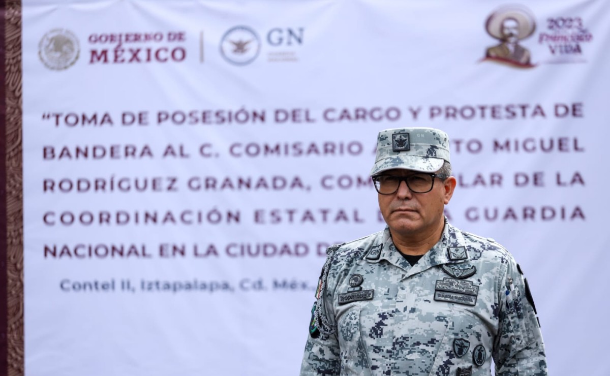 Alberto Miguel Rodríguez Granada, Coordinador Estatal de la Guardia Nacional en la Ciudad de México. Foto: Especial