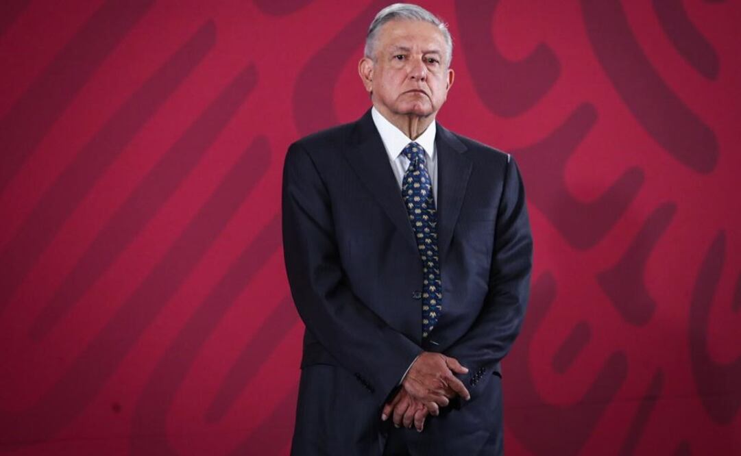 Andrés Manuel López Obrador, presidente de México, durante su conferencia matutina / Diego Simón Sánchez. EL UNIVERSAL