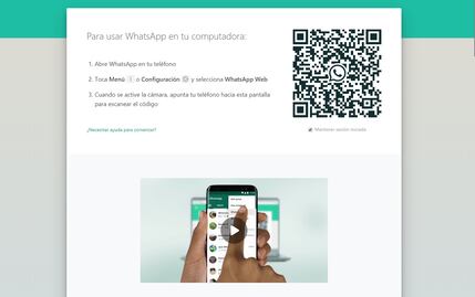 Así roban datos en WhatsApp a través del código QR