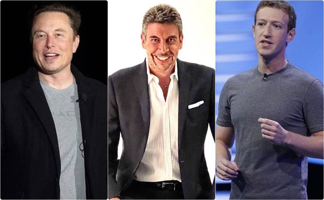 Elon Musk, Arturo Elías Ayub y Mark Zuckerberg