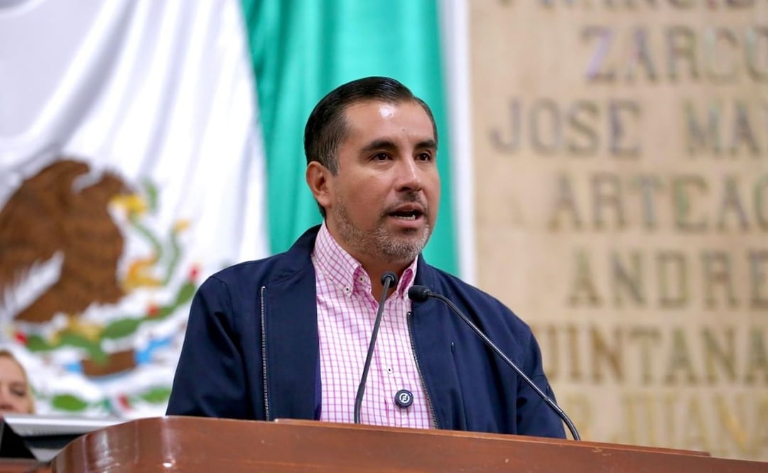 El diputado local del PAN, Mario Sánchez propuso que el delito de despojo continúe actualizándose mientras exista la ocupación ilegal del inmueble. | Foto: Especial.