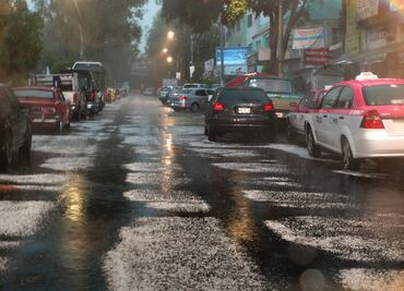 Protección Civil activa alerta amarilla por lluvia y granizo en la CDMX