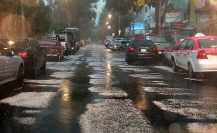 Protección Civil activa alerta amarilla por lluvia y granizo en la CDMX