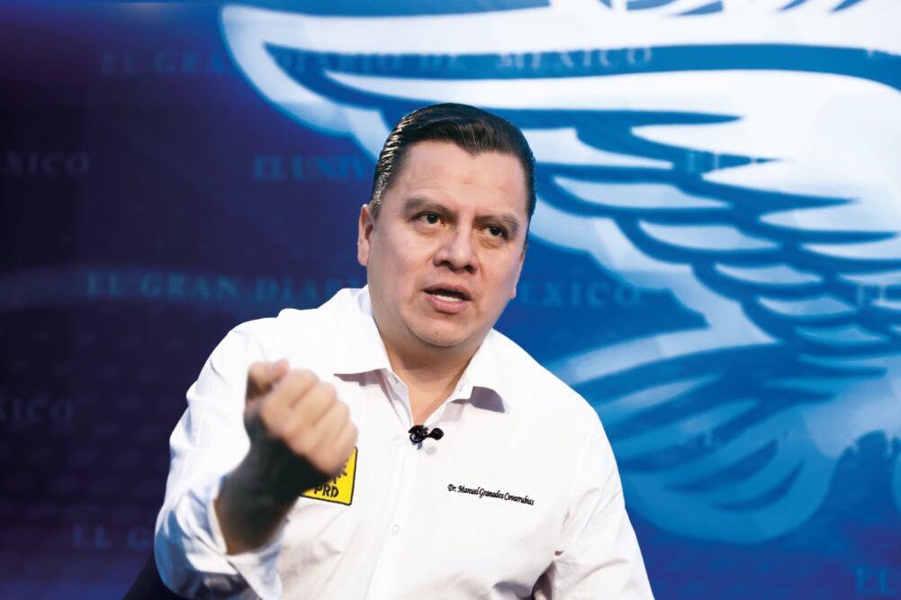 Manuel Granados Covarrubias Presidente nacional del PRD (IVÁN STEPHENS. EL UNIVERSAL)