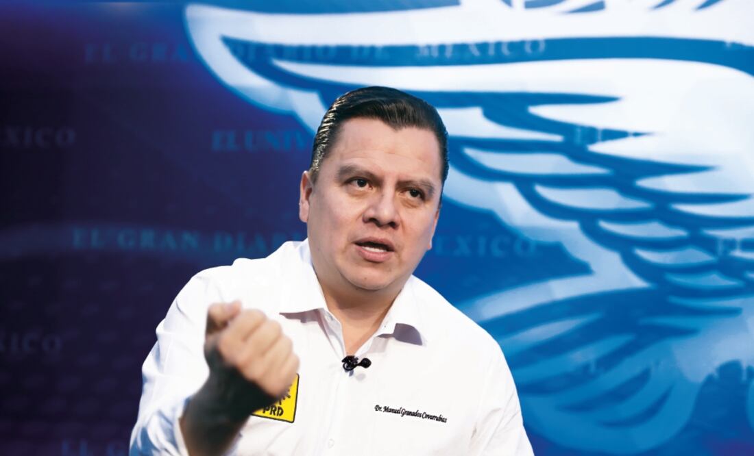 Manuel Granados Covarrubias Presidente nacional del PRD (IVÁN STEPHENS. EL UNIVERSAL)