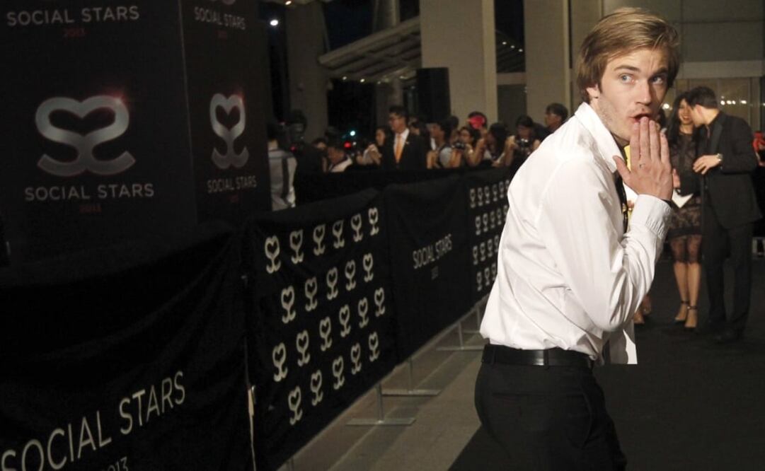 Kjellberg tiene 53 millones de suscriptores en su canal.  FOTO:EFE