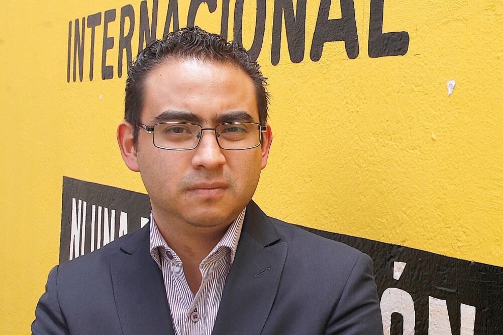Director de Amnistía Internacional en México, Perseo Quiroz (ARIEL OJEDA. EL UNIVERSAL)