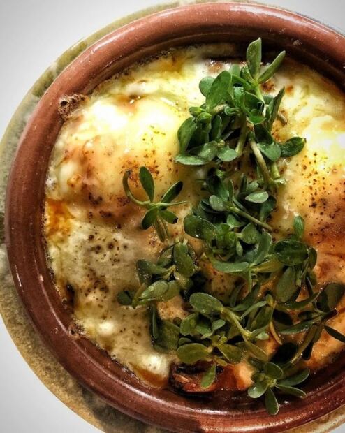 Huevos a la cazuela para desayunar