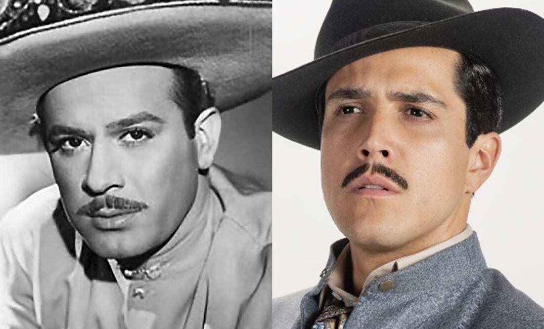 En la imagen el actor Mario Morán como Pedro Infante en la serie "Se llamaba Pedro Infante". Foto: ViX. EFE/TelevisaUnivision/Archivo El Universal
