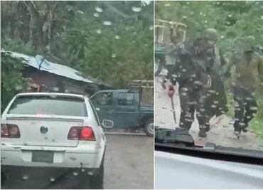 VIDEO. Grupo armado de Chenalhó embosca a soldados en Chiapas; liberan a militar más tarde