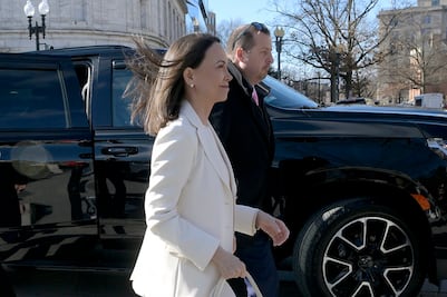 VIDEOS: "Contamos con Trump para la libertad de Venezuela", dice María Corina Machado tras reunión con presidente de EU