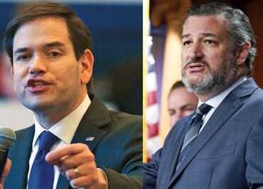 ¿Quiénes son Marco Rubio y Ted Cruz y cuánto dinero reciben de la Asociación Nacional del Rifle?
