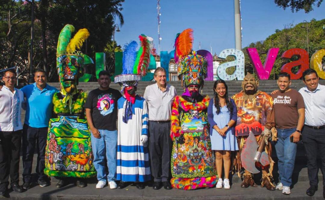 El secretario de Turismo, Marcos Manuel Suárez Gerald, anunció la Feria de la Flor en Cuernavaca, Morelos (27/02/2025). Foto: Especial