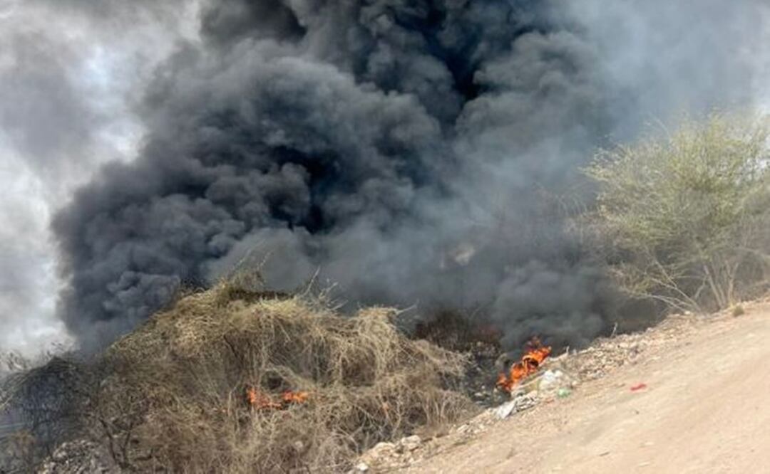 Incendio en Piggy Back, Culiacán. Foto: X, @noticieristas