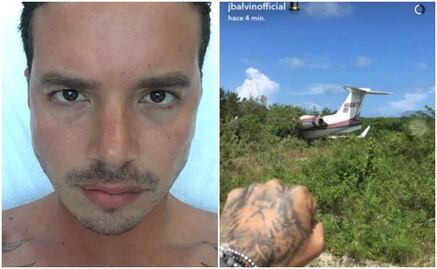 J Balvin sale ileso tras sufrir accidente en avión