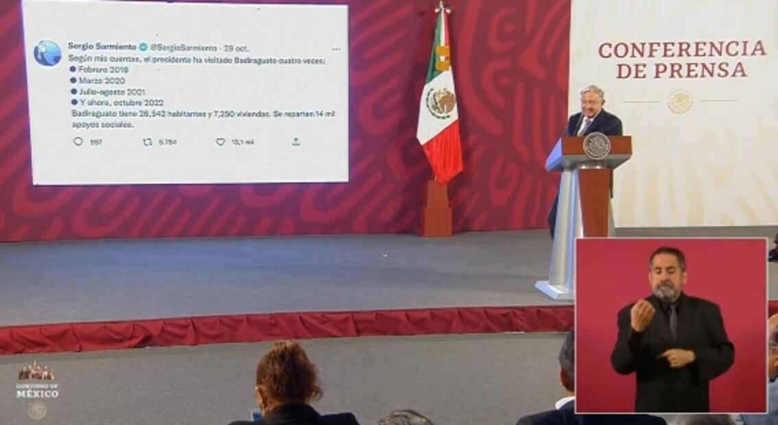 La mañanera de AMLO, 31 de octubre, minuto a minuto