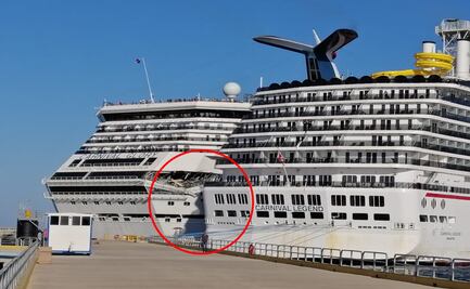 Crucero se impacta contra otro en Quintana Roo