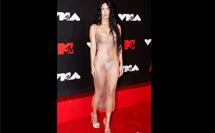 Megan Fox suma icónica transparencia con su atuendo durante los MTV VMAs
