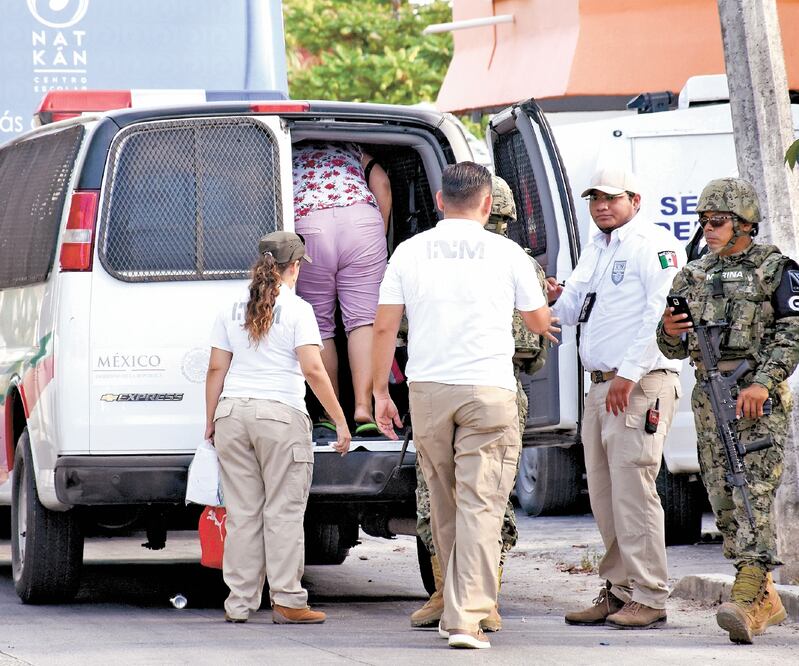 Colaboración. El detención de los migrantes se dio gracias al trabajo conjunto de la GN con la Policía Federal. Foto/ARCHIVO EL UNIVERSAL