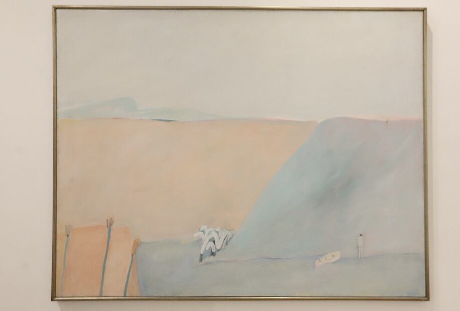 Entrevista con los curadores , Patricia Torres, Carlos Segoviano y lucia Peñalosa sobre la expo de Joy Laville. Lugar: Galería de Arte Mexicano. Fotos: Berenice Fregoso/EL UNIVERSAL.