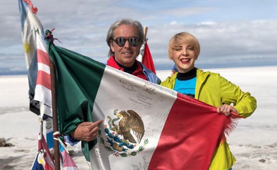 Edith González y Lorenzo Lazo. Foto: Instagram 