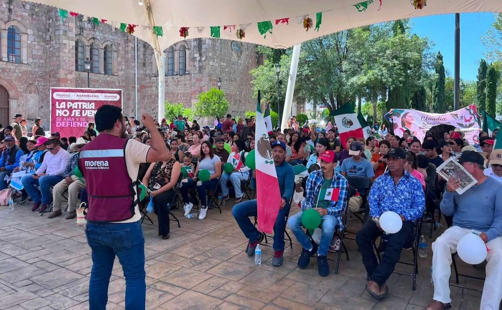 Asambleas Informativas de Morena en Zacatecas, Coahuila y Campeche el 15 de agosto de 2026. Foto: Facebook @AriadnaMontielReyes