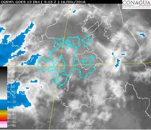 Continuará caída de lluvia en el Valle de México