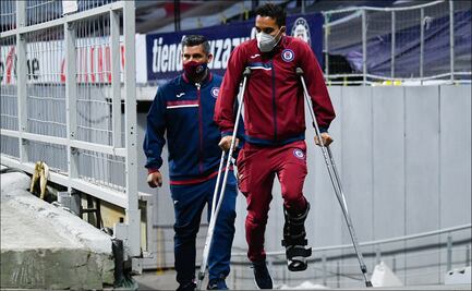 Adrián Aldrete se lesiona y es baja en la Liguilla para Cruz Azul
