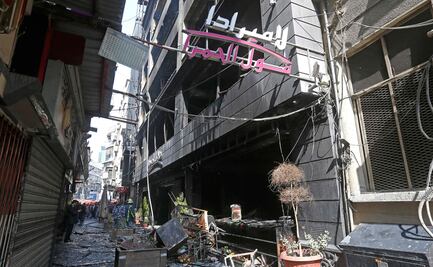 Al menos once muertos en incendio de centro comercial en Damasco