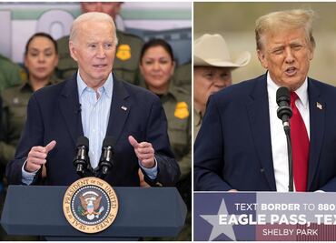 Biden y Trump, en un duelo de visitas a la frontera de Estados Unidos con México