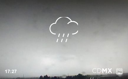 Se registra lluvia ligera en 7 delegaciones de CDMX