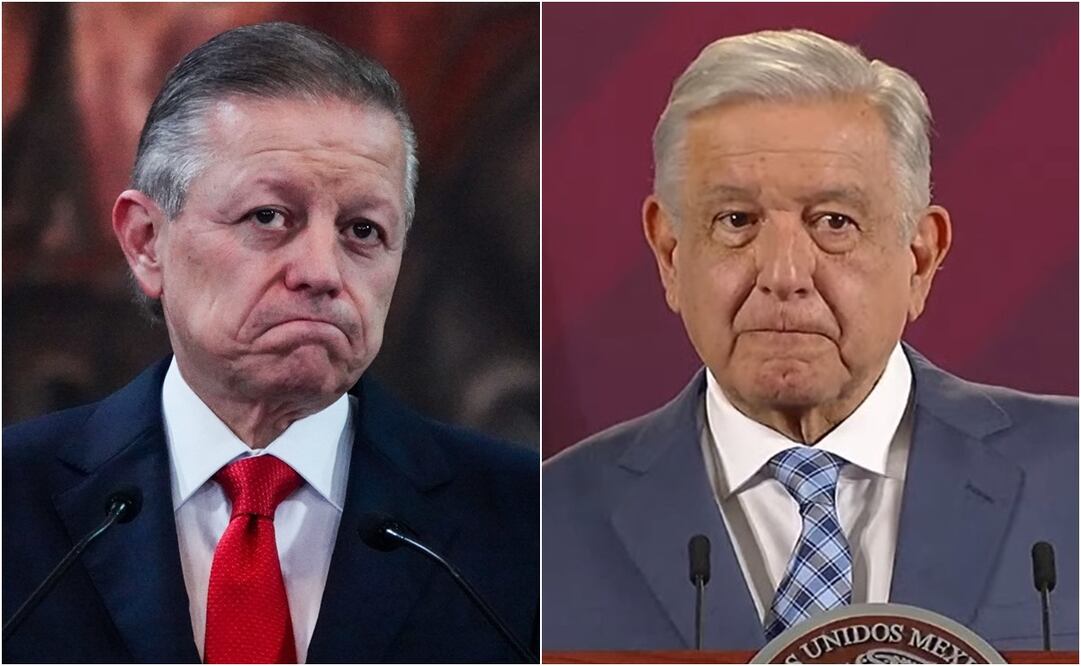 Ex Ministro Presidente de la Suprema Corte de Justicia de la Nación (SCJN), Arturo Zaldívar y AMLO . Foto:Archivo/ EL UNIVERSAL