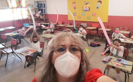 "Los niños saben que nos tenemos que cuidar", dice maestra en Sonora sobre regreso a clases