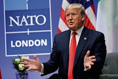 Trump no considera “práctica” aspiración de Ucrania como miembro de la OTAN;  prevé un alto al fuego "en un futuro no muy lejano"